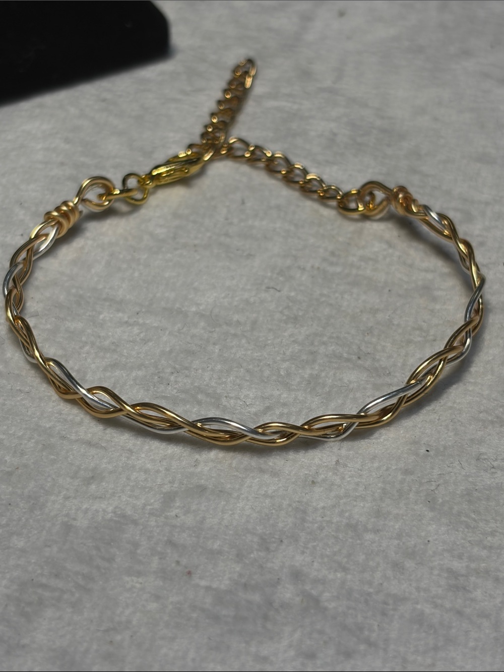 Two-Tone Twisted Chain Bracelet - Gold & Silver